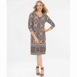 Chico's Shift Dress Size 1 (8) Kaleidoscope